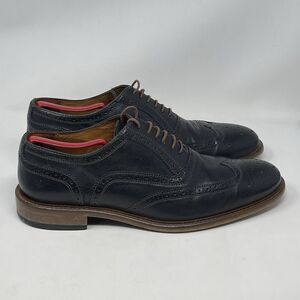 Johnston Murphy XCS Oxford Shoes Mens 10.5 M Black Leather Wingtip Waterproof